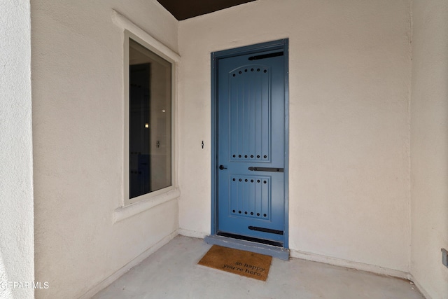 2352 Kolt Ct, El Paso, TX 79911 - view of exterior entry featuring stucco siding