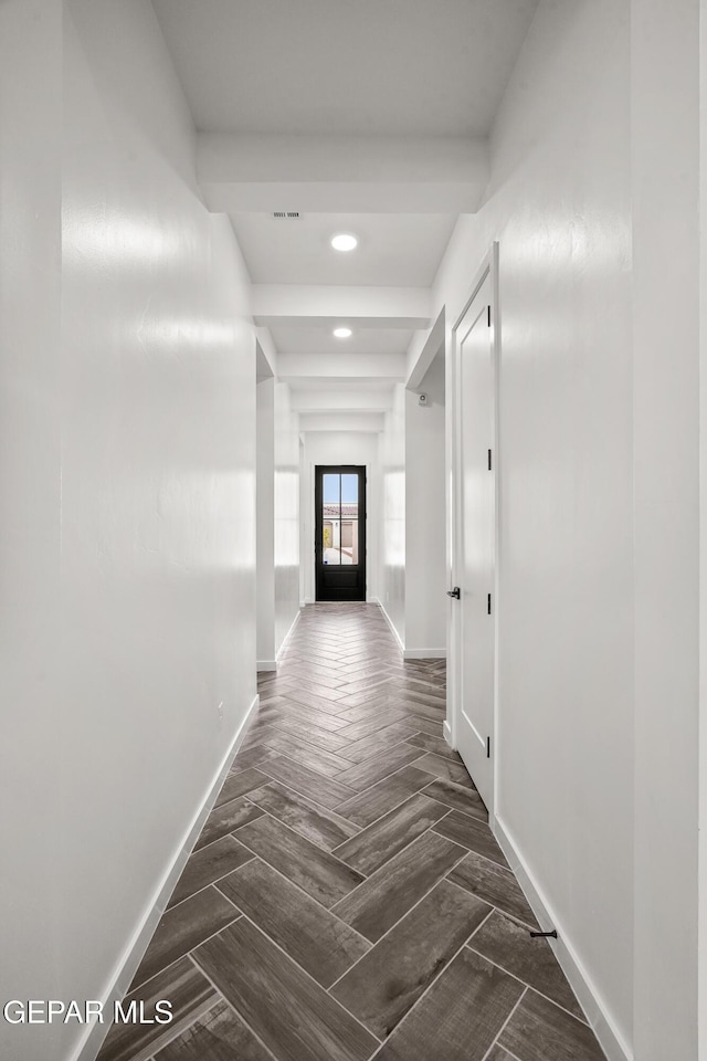 1449 Indigo Sky St, El Paso, TX 79928 - hall featuring baseboards and recessed lighting