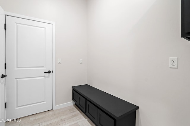 13368 Coldham St, El Paso, TX 79928 - mudroom with light wood-type flooring and baseboards