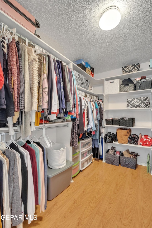 6800 Canyon Run Dr, El Paso, TX 79912 - spacious closet featuring wood finished floors
