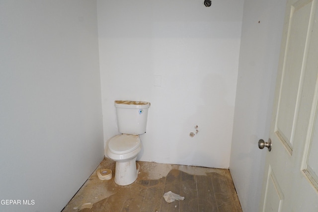 11110 Westside Rd, Anthony, NM 88021 - bathroom with toilet and wood finished floors