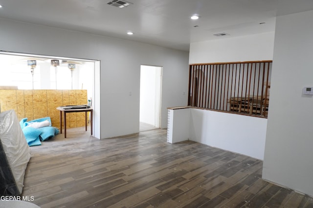 11110 Westside Rd, Anthony, NM 88021 - spare room featuring wood finished floors and recessed lighting