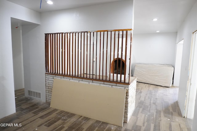 11110 Westside Rd, Anthony, NM 88021 - hall featuring wood finished floors and recessed lighting