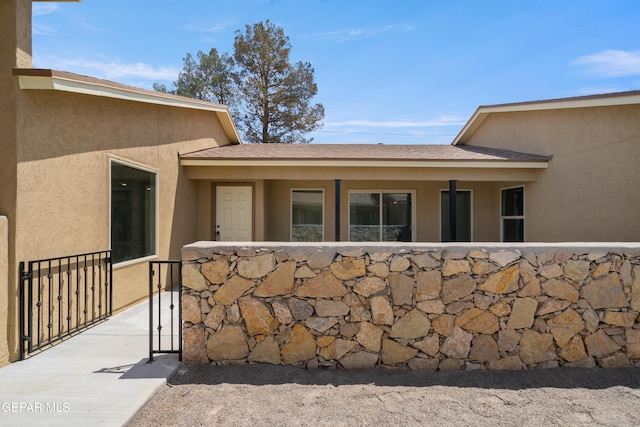 628 Milo Dr, El Paso, TX 79927 - property entrance with stucco siding