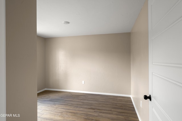 628 Milo Dr, El Paso, TX 79927 - unfurnished room featuring wood finished floors and baseboards