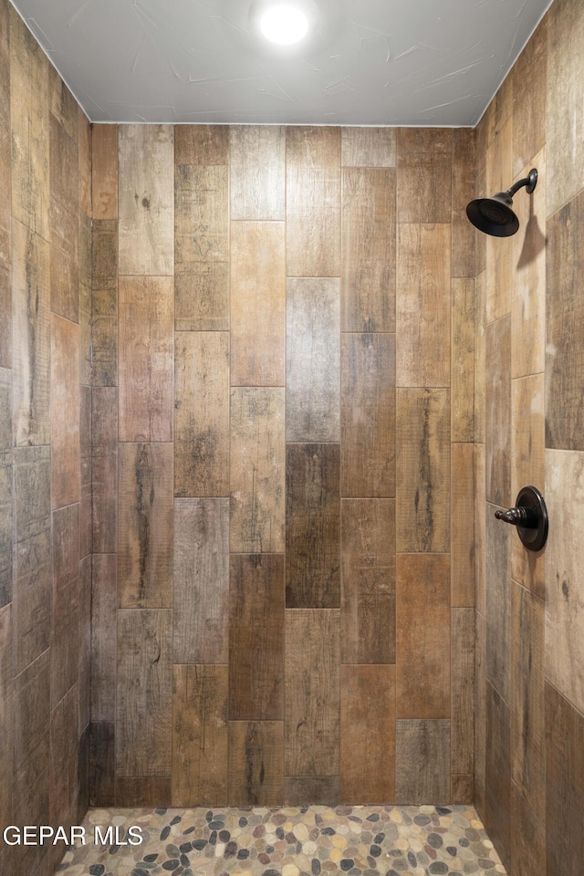 628 Milo Dr, El Paso, TX 79927 - bathroom view of a tile shower