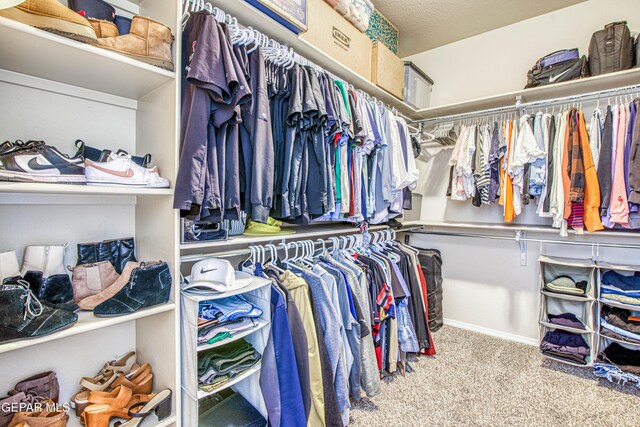 7517 Red Cedar Dr, El Paso, TX 79911 - spacious closet with carpet floors