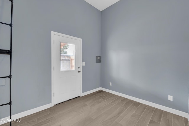3899 Vanderveer Dr Unit A B C, El Paso, TX 79938 - entryway with wood finish floors and baseboards
