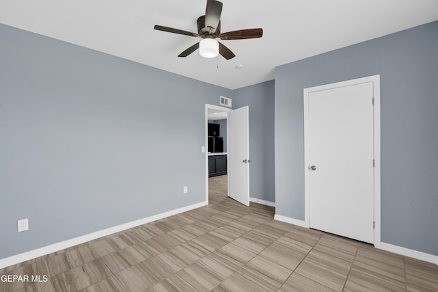 3899 Vanderveer Dr Unit A B C, El Paso, TX 79938 - unfurnished bedroom featuring baseboards and ceiling fan