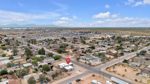 3899 Vanderveer Dr Unit A B C, El Paso, TX 79938 - aerial overview of property's location featuring a mountain backdrop and nearby suburban area