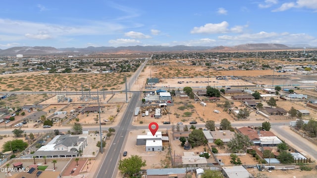 3899 Vanderveer Dr Unit A B C, El Paso, TX 79938 - aerial view of property and surrounding area featuring a mountainous background and a desert landscape