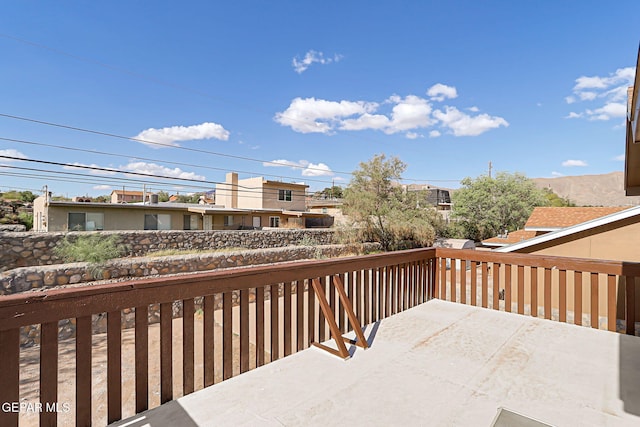 6929 Canyon View Ln, El Paso, TX 79912 - view of deck