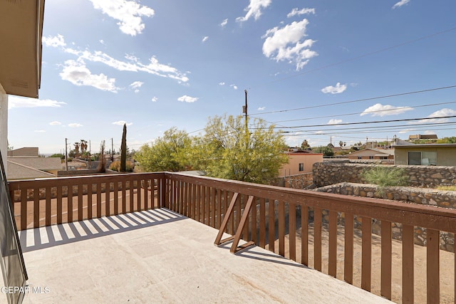 6929 Canyon View Ln, El Paso, TX 79912 - view of deck