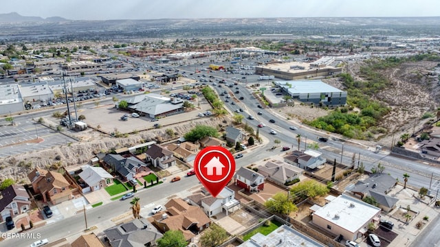 6929 Canyon View Ln, El Paso, TX 79912 - aerial overview of property's location
