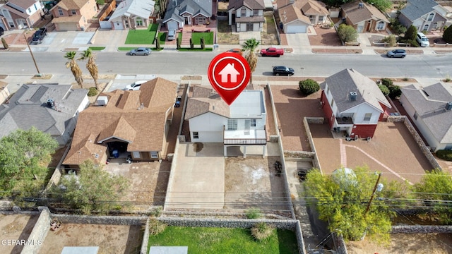 6929 Canyon View Ln, El Paso, TX 79912 - aerial perspective of suburban area