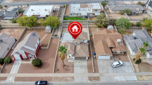 6929 Canyon View Ln, El Paso, TX 79912 - aerial view of residential area