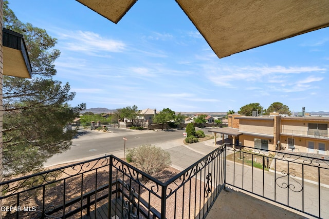 500 Tawny Oaks Pl, El Paso, TX 79912 - balcony featuring a mountain view and a residential view