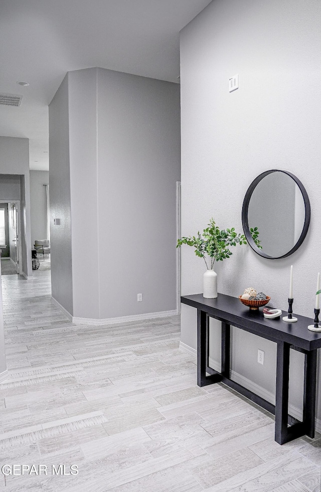 3920 Aspiration St, El Paso, TX 79938 - hall with light wood finished floors and baseboards