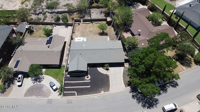 4313 Okeefe Dr, El Paso, TX 79902 - aerial view of property and surrounding area with nearby suburban area