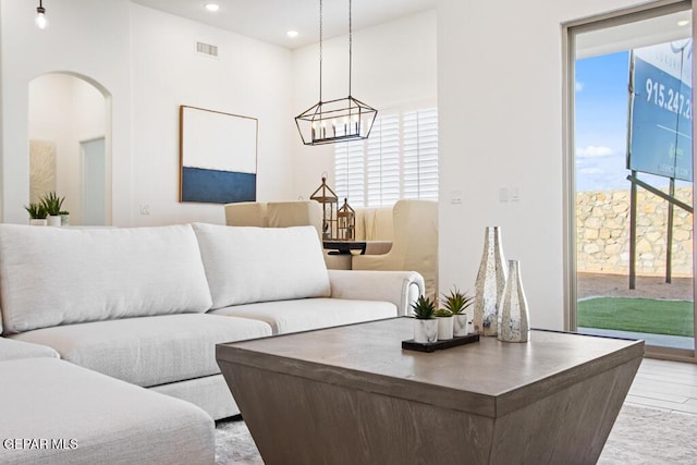891 Dewsbury Way, El Paso, TX 79928 - living room featuring recessed lighting