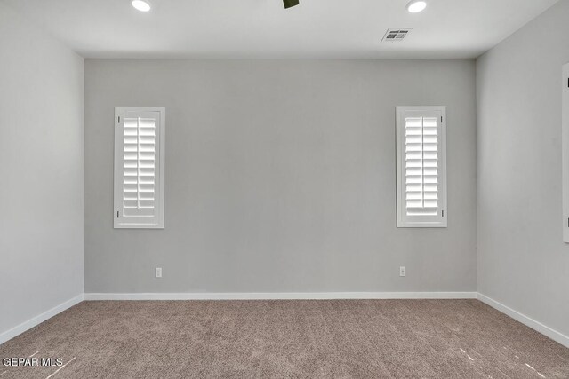 899 Dewsbury Way, El Paso, TX 79928 - carpeted spare room featuring recessed lighting and baseboards