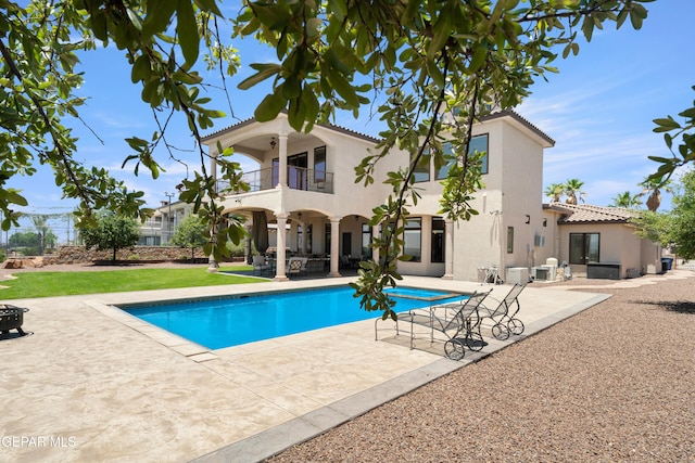 6572 Tuscany Ridge Dr, El Paso, TX 79912 - swimming pool featuring a patio