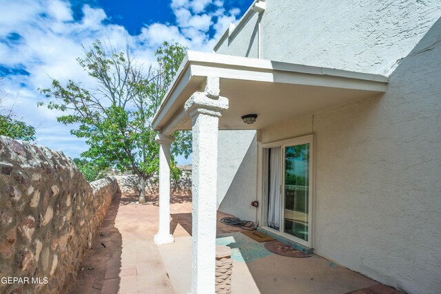 7573 Le Conte Dr Unit A, El Paso, TX 79912 - view of patio / terrace