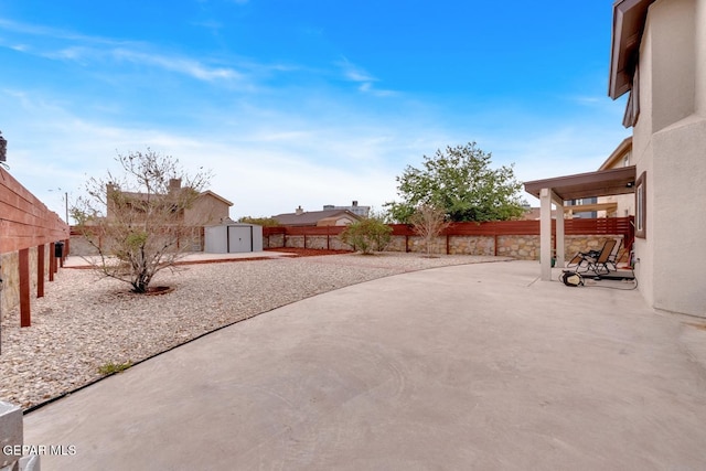 7101 Mesquite Tree Ln, El Paso, TX 79934 - fenced backyard featuring a patio area