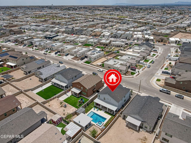 12749 Iron Falls Dr, Horizon City, TX 79928 - aerial view of residential area