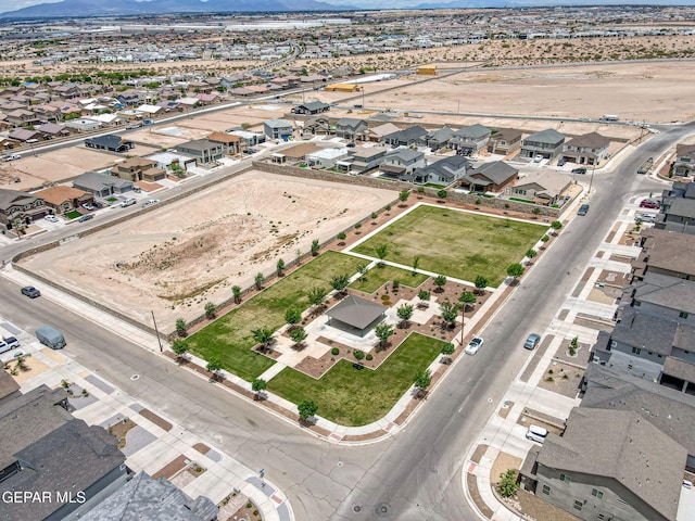 12749 Iron Falls Dr, Horizon City, TX 79928 - aerial view of property and surrounding area featuring mountains and nearby suburban area