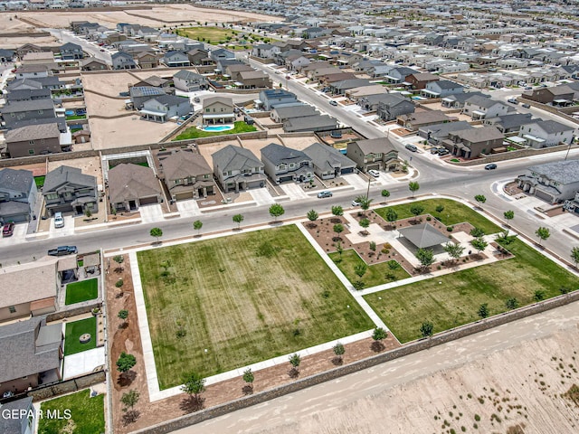 12749 Iron Falls Dr, Horizon City, TX 79928 - aerial perspective of suburban area