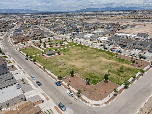 12749 Iron Falls Dr, Horizon City, TX 79928 - aerial perspective of suburban area with mountains