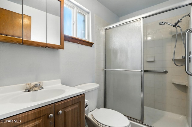 264 Edith Dr, El Paso, TX 79915 - bathroom with a shower stall and vanity