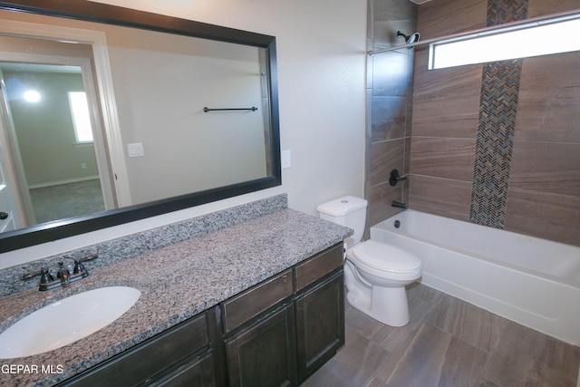 14737 Tierra Escape Ave, El Paso, TX 79938 - full bathroom featuring vanity, bathing tub / shower combination, and healthy amount of natural light