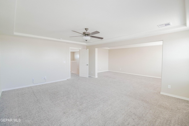 14737 Tierra Escape Ave, El Paso, TX 79938 - empty room featuring ceiling fan and carpet flooring