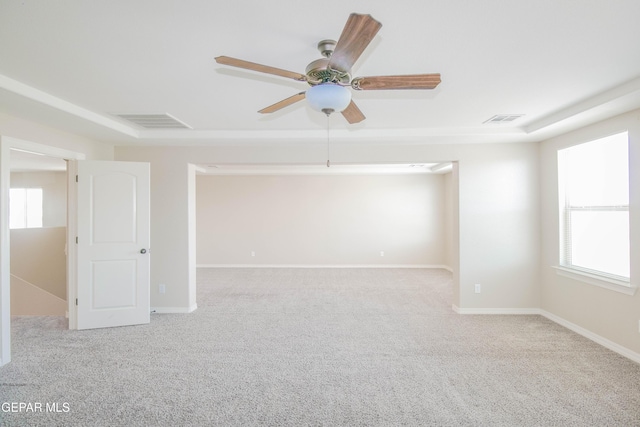 14737 Tierra Escape Ave, El Paso, TX 79938 - carpeted spare room with a ceiling fan and baseboards