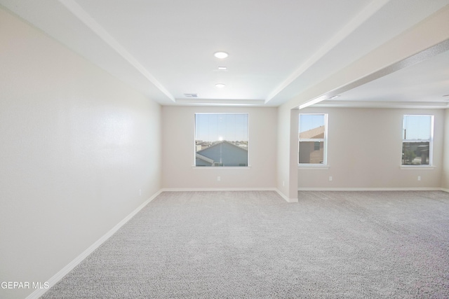 14737 Tierra Escape Ave, El Paso, TX 79938 - spare room featuring carpet flooring and a tray ceiling