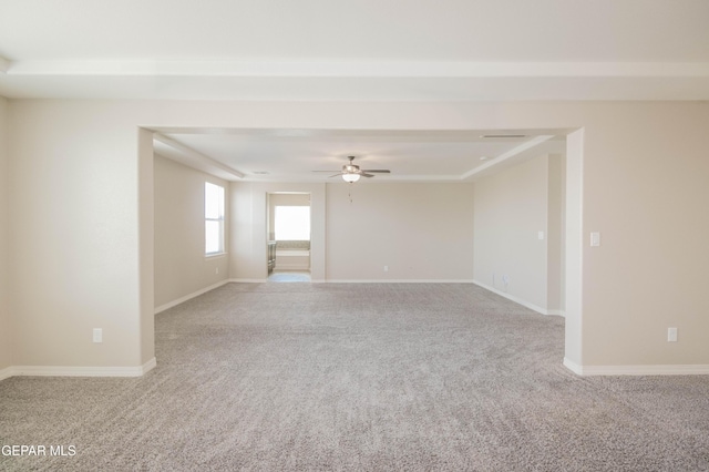 14737 Tierra Escape Ave, El Paso, TX 79938 - empty room with carpet and a ceiling fan