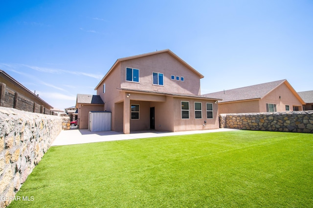 12320 Desert Path Ct, El Paso, TX 79938 - rear view of property featuring a patio area and stucco siding