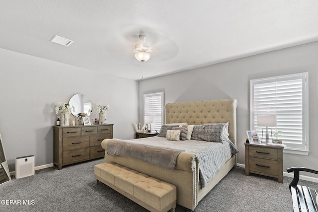 2528 Mike Price Dr, El Paso, TX 79938 - bedroom featuring carpet floors, baseboards, and a ceiling fan