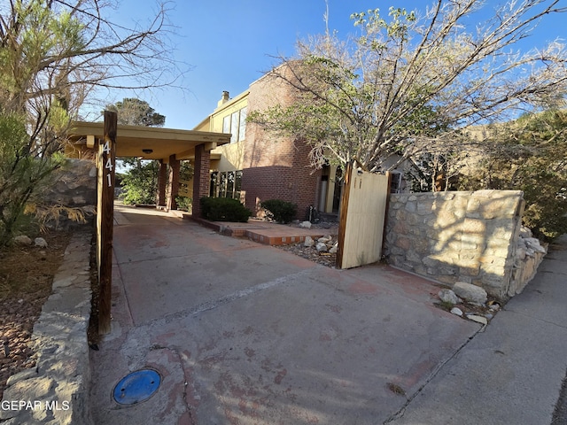 441 Irondale Dr, El Paso, TX 79912 - view of property exterior with brick siding