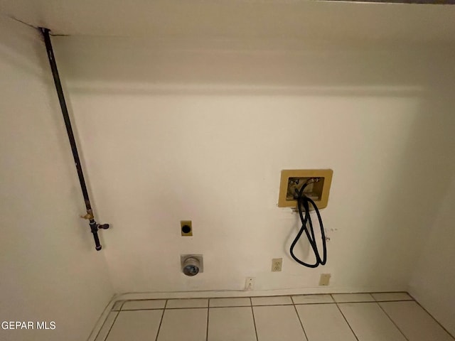 3208 Lampliter Pl, El Paso, TX 79925 - laundry area with washer hookup, hookup for an electric dryer, and tile patterned floors