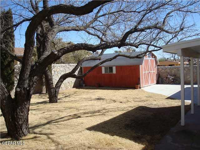 3208 Lampliter Pl, El Paso, TX 79925 - view of yard