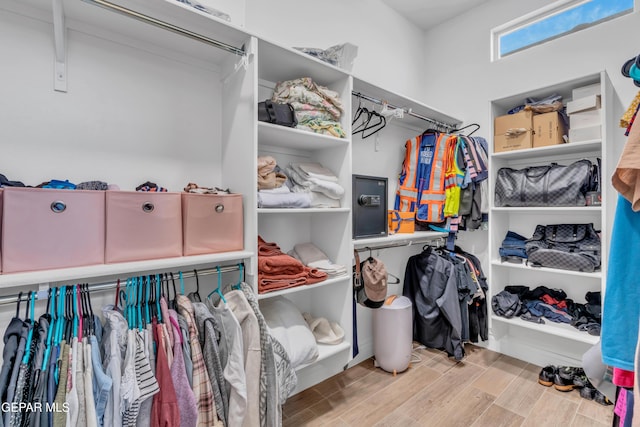 13107 Kington Ave, El Paso, TX 79928 - walk in closet with wood finished floors