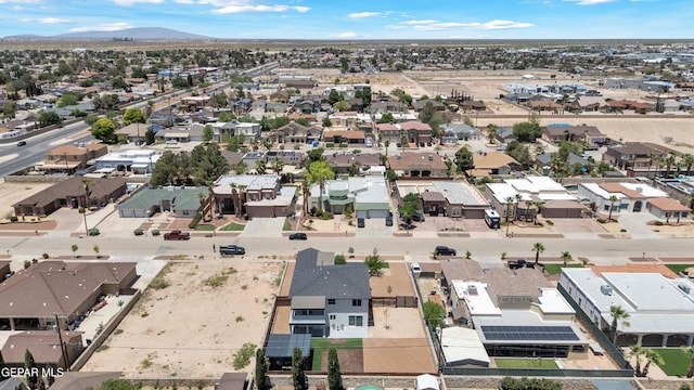 11316 Menlo Ave, El Paso, TX 79936 - aerial overview of property's location featuring nearby suburban area and mountains