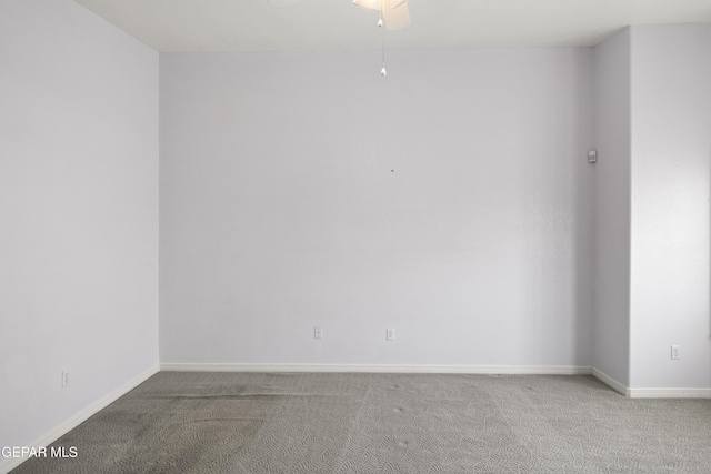 6637 Wind Ridge Dr, El Paso, TX 79912 - unfurnished room with carpet and ceiling fan