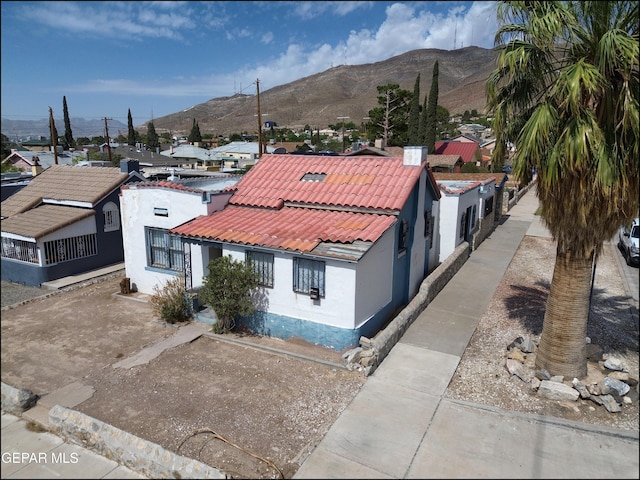 2619 Piedras St Unit A, And B, El Paso, TX 79930 - aerial view of residential area featuring a mountainous background