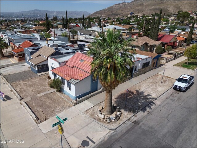 2619 Piedras St Unit A, And B, El Paso, TX 79930 - aerial perspective of suburban area with a mountain backdrop