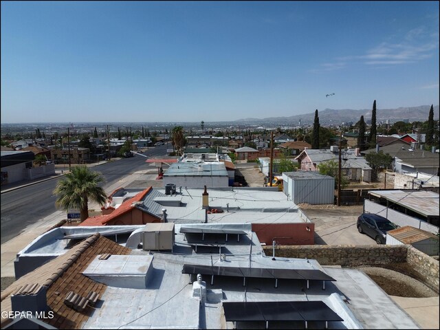 2619 Piedras St Unit A, And B, El Paso, TX 79930 - aerial view of residential area featuring a mountain backdrop