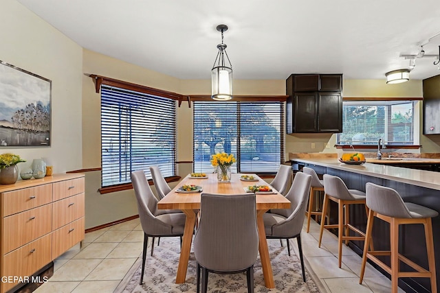 1433 Belvidere St, El Paso, TX 79912 - dining space with light tile patterned floors